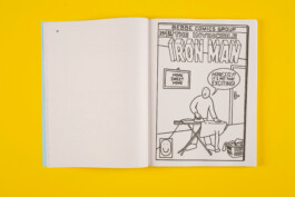 Ben El Halawany a.k.a. El Bebbe Grande Inside of of the Book Loosely Connected, a book about icons of pop culture with 99 illustrations by Ben El Halawany a.k.a. El bebbe Grande