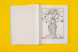 Ben El Halawany a.k.a. El Bebbe Grande Inside Illustration of of the Book Loosely Connected, a book about icons of pop culture with 99 illustrations by Ben El Halawany a.k.a. El bebbe Grande