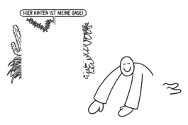 Ben El Halawany a.k.a. El Bebbe Grande Spot Illustration ZeitMagazin Thema relaxing Ben El Halawany a.k.a. El Bebbe Grande