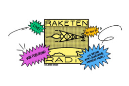 Ben El Halawany a.k.a. El Bebbe Grande Graphic for Raketen Radio by Ben El Halawany