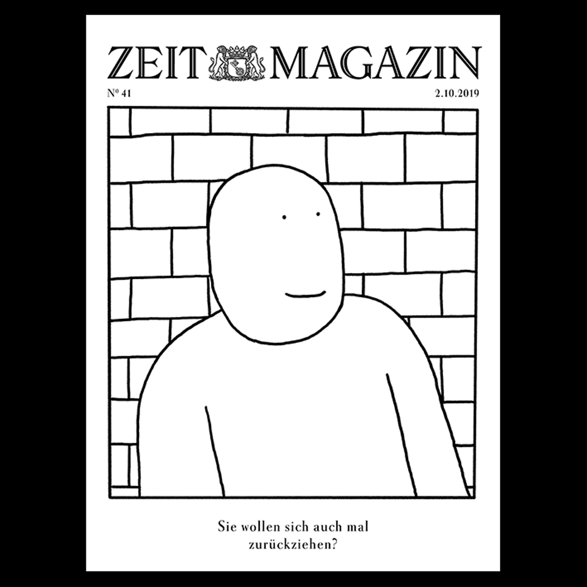 Ben El Halawany a.k.a. El Bebbe Grande Cover for ZeitMagazin by Ben El Hahawany a.k.a. El Bebbe Grande