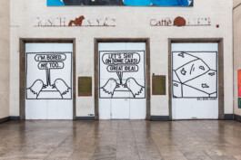 Ben El Halawany a.k.a. El Bebbe Grande Mural by Ben El Halawany, Photo by gerald Ulmann