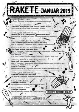 Ben El Halawany a.k.a. El Bebbe Grande Programme for Bar Rakete by Ben el Halawany aka El Bebbe Grande