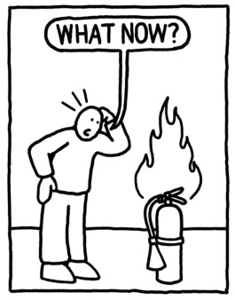 Ben El Halawany a.k.a. El Bebbe Grande Illustration on the topic of fire by Ben el Halawany aka El Bebbe Grande